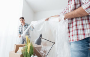 covering area in a plastic sheet