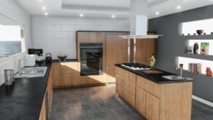 modern kitchen, where to position your fridge