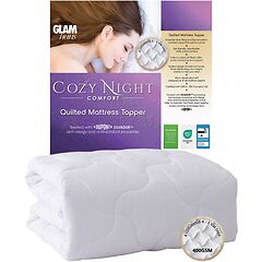 Glamhaus Comfort Mattress Topper 400 GSM