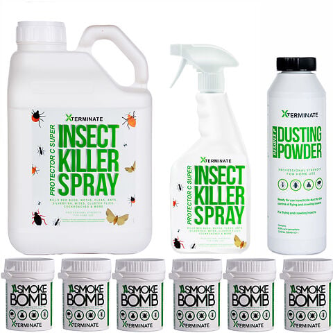 Insect Killer with spray, dusting power and fumers 