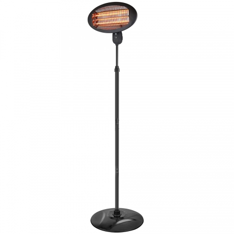 MYLEK Floor Standing Electric Patio Heater with Pull Cord - HSD Online