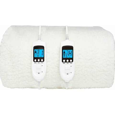 Homefront Premium Fully Fitted Super King Luxury Fleece Electric ...