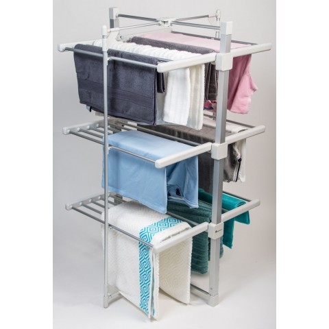 Homefront Electric Heated Clothes Airer Drying Rack with Free Zip Cover -  Homefront