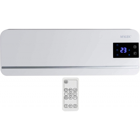 Mylek Remote Control Over Door Heater With 24 7 Timer 2kw Erp Compliant