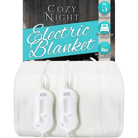 Cozy Night Electric Blanket with Corner Straps - HSD Online