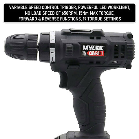 Mylek discount cordless drill