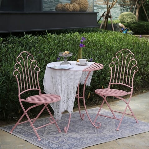 glamhaus garden bistro set