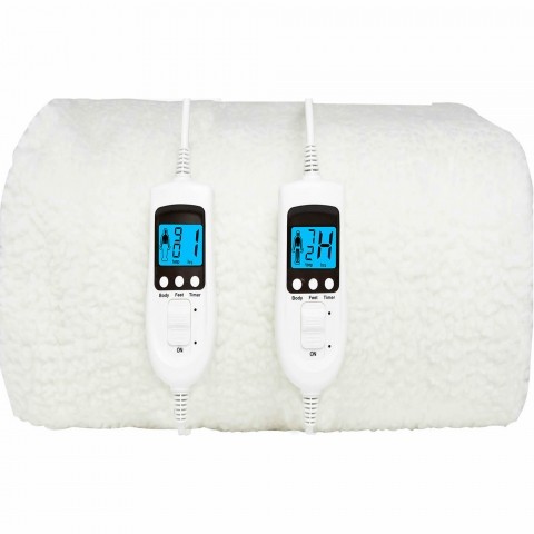 Homefront Premium Fully Fitted King Size Fleece Electric Blanket - HSD ...