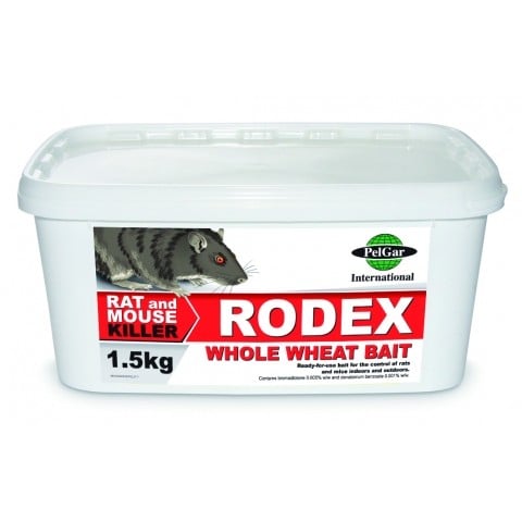 Rodex Rat and Mice Whole Wheat Poison Killer 1.5kg Loose Bait - HSDOnline