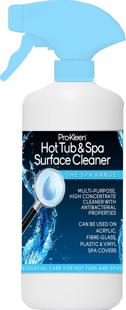 Hot tub surface cleaner